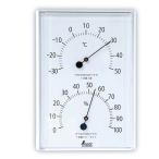 温湿度計 W-1 角型 ホワイト 70510 温度計 湿度計 健康管理 省エネ ベビー用品 シンワ測定