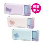 ショッピング筆箱 筆箱 ペンケース 小学生 女の子 えんぴつチェック両面筆入 Wシート補強 うかサポ リアナティアラ おしゃれ かわいい 入学 文具 文房具 筆記用具