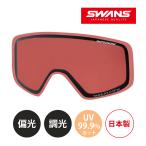 スノーゴーグル HELI スペアレンズ LHELI-5299 PIN 偏光 調光 くもり止め 撥水 SWANS スワンズ