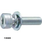 キャップスクリュー TRUSCO トラスコ中山 座金組込六角穴付ボルト I=3 三価白 M4×25 10本入 (ばね座金+ISOワッシャー付き) [B777-0425] B7770425 販売単位