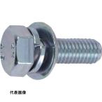 TRUSCO トラスコ中山 座金組込六角ボルト トリーマ 三価白 サイズM12×50 3本入 [B716-1250] B7161250 販売単位：1