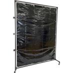 溶接用品 溶接遮光フェンス ＴＲＵＳＣＯ　溶接遮光フェンス　２０１５型接続　キャスター　深緑　  (YF2015S-DG)