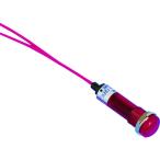 サカヅメ LED表示灯 DA-10ML (AC/DC100V接続) Φ10 赤 [DA-10ML-AC/DC100V-R] DA10MLACDC100VR 販売単位：1