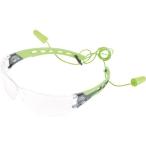保護メガネ・防災面 二眼型保護メガネ ＴＲＵＳＣＯ　セーフティグラス　耳栓付タイプ　  (TSG-924GN)