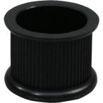 家具用クッション 光 イス脚キャップ 黒丸24 [BE-0-242] BE0242 販売単位：1