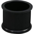 家具用クッション 光 イス脚キャップ 黒丸28 [BE-0-282] BE0282 販売単位：1