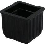 家具用クッション 光 イス脚キャップ 黒角21 [BE-4-212] BE4212 販売単位：1