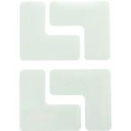 TRUSCO トラスコ中山 耐久フロアサインズL型 Sサイズ 白4枚(1シート) [DFSL-S-W] DFSLSW  販売単位：1