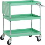 TRUSCO トラスコ中山 ツールワゴン ファルコンワゴン 750X500 短パネル付 ヤンググリーン [FAW-973PS-YG] FAW973PSYG  販売単位：1 送料無料