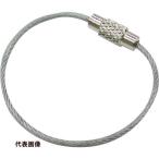 水本 キーワイヤーホルダー ワイヤー径1mm全長150mm クリアー (1個入り) [B-2956] B2956  販売単位：1