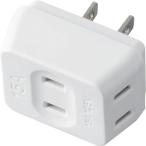 YAZAWA トリプルタップ3個口ホワイト [Y02ELPT300WH] Y02ELPT300WH  販売単位：1