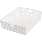 inomata ストックバスケット A4 ホワイト [4570-W] 4570W  販売単位：1