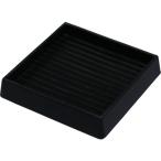 光 エッジ付防振ゴム 黒角 内径73mm [BEG-9-721] BEG9721 販売単位：1