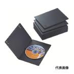 ELECOM DVDスリムトールケース 1枚収納/10枚セット ブラック [CCD-DVDS03BK] CCDDVDS03BK 販売単位：1