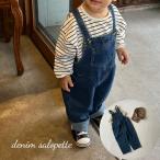 キッズ ロンパース サロペット オールインワン denim salopette デニム 女の子 男の子 可愛い クラシック 80cm 90cm 100cm 110cm 120cm 130cm 140cm 海外 輸入