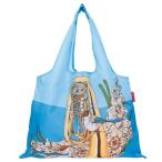 プレーリードッグ 2WAY エコバッグ HALKA デザイナーズジャパン チューバにオナガ 約W48cm×D53cm×H40cm 折りたたみ ショッピングバッグ