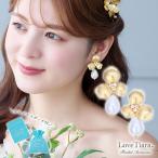 iya серьги-кольца свадьба свадьба невеста натуральный resort пляж женский большой .. цвет biju-kata Lee na