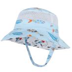 Yahoo! Yahoo!ショッピング(ヤフー ショッピング)赤ちゃん ベビー キッズ用 帽子 バッケトハット サファリハット デニム つば付き 日よけ帽子 刺繍 かわいい 女の子 男の子