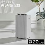 ショッピング除湿 除湿機 コンプレッサー式 大容量 20L 2.9Lタンク 衣類乾燥 部屋干し 静音 38dB 自動湿度調整 キャスター おしゃれ デザイン 梅雨
