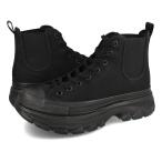 ショッピングAll CONVERSE ALL STAR (R) TREKWAVE SIDEGORE HI コンバース オールスター トレックウエーブ サイドゴア HI メンズ レディース BLACK/BLACK ブラック 31310220