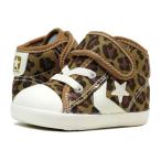 【べビーサイズ】【12-15cm】 CONVERSE BABY CANVAS CHEVRONSTAR V-1 コンバース ベビー キャンバス シェブロンスター V-1 LEOPARD