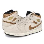 ショッピングジョーダン NIKE AIR JORDAN 1 MID SE ナイキ エア ジョーダン 1 ミッド SE メンズ LT OREWOOD BRN/METALLIC GOLD ホワイト dz4129-102