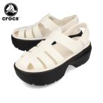 ショッピングCROCS CROCS STOMP FISHERMAN SANDAL クロックス ストンプ フィッシャーマン サンダル メンズ レディース CHALK ホワイト 209938-0WV