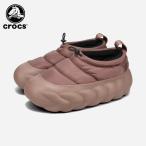 CROCS OVERPUFF SHORTY クロックス オーバーパフ ショーティー メンズ レディース TRUFFLE ブラウン 210668-0LF