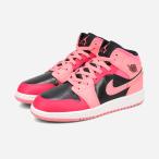 NIKE AIR JORDAN 1 MID GS ナイキ エア ジョーダン 1 ミッド GS レディース CORAL CHALK/PINKSICLE/RUSH PINK/BLACK ピンク 554725-662