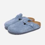 BIRKENSTOCK BOSTON SUEDE LEATHER 【NARROW】 ビルケンシュトック ボストン スエードレザー ナローフィット レディース ELEMENTAL BLUE ブルー BKS-1026804