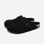 BIRKENSTOCK BOSTON SHEARLING レギュラーフィット ビルケンシュトック ボストン シアリング メンズ サンダル BLACK ブラック 黒 259881