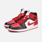 NIKE WMNS AIR JORDAN 1 MID ナイキ ウィメンズ エア ジョーダン 1 ミッド BLACK/GYM RED/WHITE ブラック レッド ホワイト