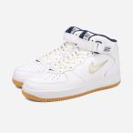 ショッピングエアフォース1 NIKE AIR FORCE 1 MID QS 【NYC】 ナイキ エア フォース 1 ミッド QS WHITE/WHITE/MIDNIGHT NAVY/GUM YELLOW dh5622-100