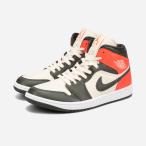 NIKE AIR JORDAN 1 MID 【NEWSPRINT】 ナイキ ウィメンズ エア ジョーダン 1 ミッド LIGHT OREWOOD BROWN/NEWSPRINTBRIGHT CRIMSON dq6078-100