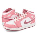 ショッピングjordan NIKE AIR JORDAN 1 MID GS 【VALENTINE'S DAY】 ナイキ エア ジョーダン 1 ミッド GS レディース CORAL CHALK/DESERT BERRY/WHITE ピンク dq8423-616