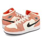 ショッピングJORDAN NIKE AIR JORDAN 1 MID GS ナイキ エア ジョーダン 1 ミッド GS レディース TEAM ORANGE/BLACK/SAIL/WHITE オレンジ dv1336-800