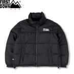 FIRST DOWN BUBBLE DOWN JACKET SHORT ファーストダウン バブル ダウン ジャケット ショート メンズ レディース BLACK ブラック F742040-06