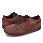 ショッピングDUNK NIKE SB DUNK LOW PRM ナイキ SB ダンク ロー プレミアム メンズ BURGUNDY CRUSH/DARK TEAM RED ワインレッド FN0619-600