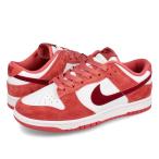 NIKE WMNS DUNK LOW VDAY 【VALENTINE'S DAY】 ナイキ ウィメンズ ダンク ロー レディース WHITE/TEAM RED/ADOBE/DRAGON RED ピンク FQ7056-100