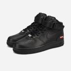 ショッピングエアフォース NIKE AIR FORCE 1 MID SP × SUPREME ナイキ エアフォース 1 ミッド SP × シュプリーム メンズ レディース BLACK/BLACK/BLACK ブラック FZ8784-001