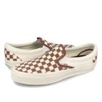 ショッピングSlip VANS SLIP-ON REISSUE 98 バンズ スリッポン リイシュー 98 メンズ レディース LX CHECKERBOARD COFFEE グリーン VN000CSECFF