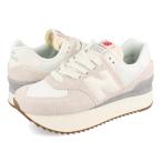 ショッピングTimberland NEW BALANCE 574+ QD ニューバランス 574+ QD レディース LIGHT GRAY グレー WL574ZQD