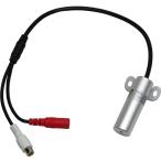 LPS-TM201 日本製 セキュリティカメラシステム向け高性能防水集音マイク  カメラと電源共有できる電源2分配ケーブル付き