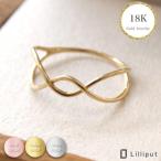 リング 重ね着け 指輪 ring レディース 18k K18 18金 Handmade ピンクゴールド gold 金 華奢 ゴールド 品質 結婚式 大人可愛い CZ プレゼント ギフト送料無料