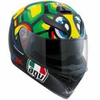 【在庫品】AGV K3-SV タートル バレンティーノ ロッシ レプリカ フルフェイス ヘルメット XLサイズ