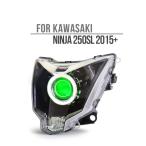 Demoneyes デーモンアイ HID プロジェクター LED ヘッドライトユニット / カワサキ Ninja 250SL 2015-