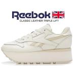 ショッピングリーボック ポンプフューリー リーボック クラシックレザー トリプル リフト Reebok CLASSIC LEATHER TRIPLE LIFT CHALK/CHALK/BEIGE 100201090 チョーク ベージュ 4cm 厚底 スニーカー