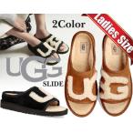 アグ ウィメンズ スライド UGG WOMENS SLIDE 1019730 レディース サンダル 暖 ムートン ファー スエード シープスキンファー ウール ミュール