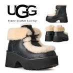 アグ ウィメンズ エスミー レザー レースアップ UGG WOMENS ESMEE LEATHER LACE UP 1176110