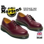 ドクターマーチン ヴィンテージ 1461 3 ホール ギブソン シューズ Dr.Martens VINTAGE 1461 3EYE GIBSON MADE IN ENGLAND OXBLOOD 12877601 オックスブラッド